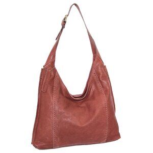 NWT-Chestnut Nino Bossi Handbags Nylka Leather Hobo Bag